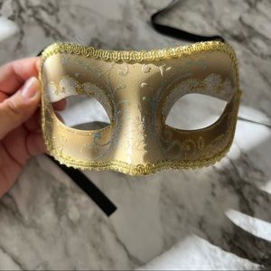 Gold masquerade mask